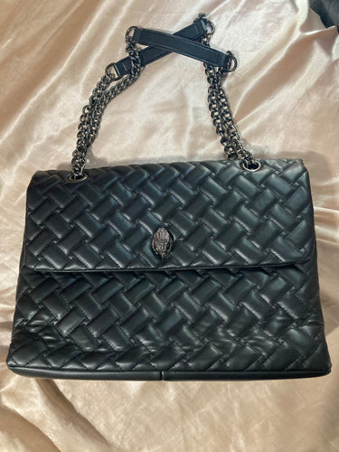 XL Black Leather Birdy