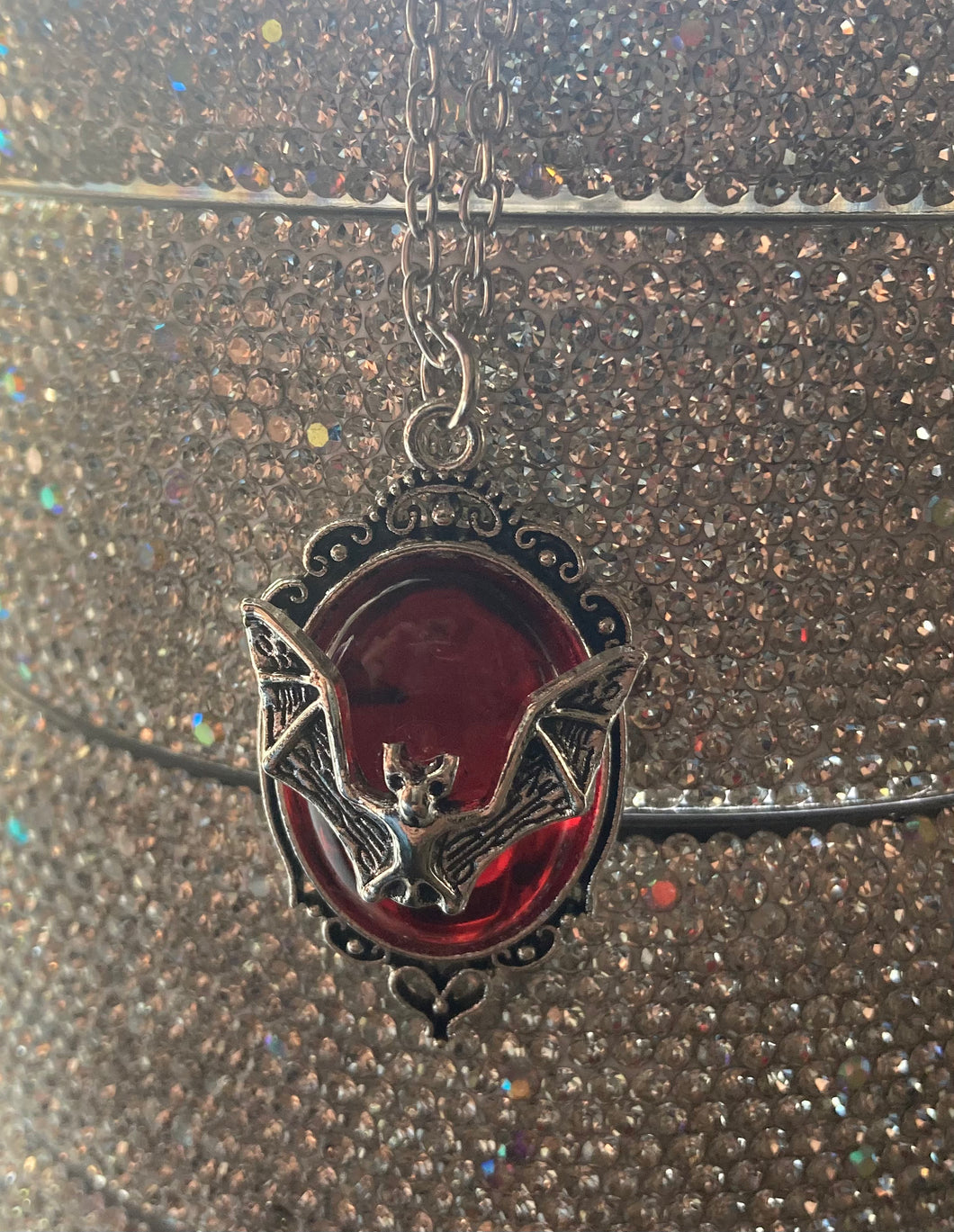 Red Bat necklace